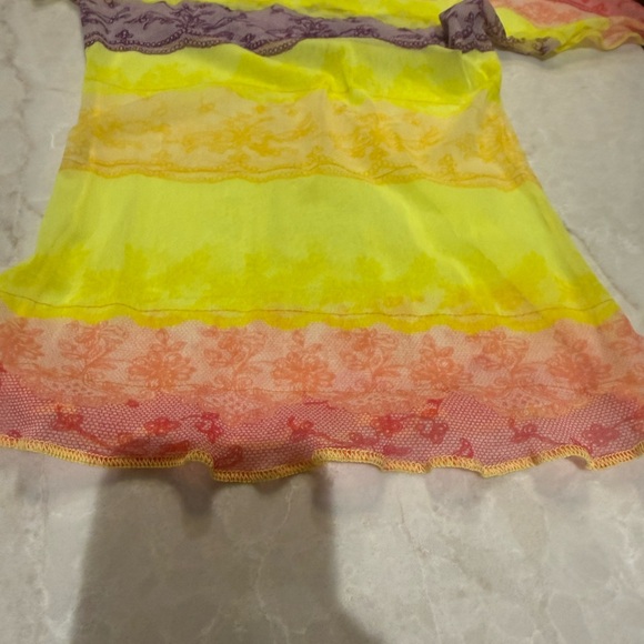 Gorgeous La Perla Ocean See thru Top size EURO 46 in EUC made in Italy - Picture 4 of 8